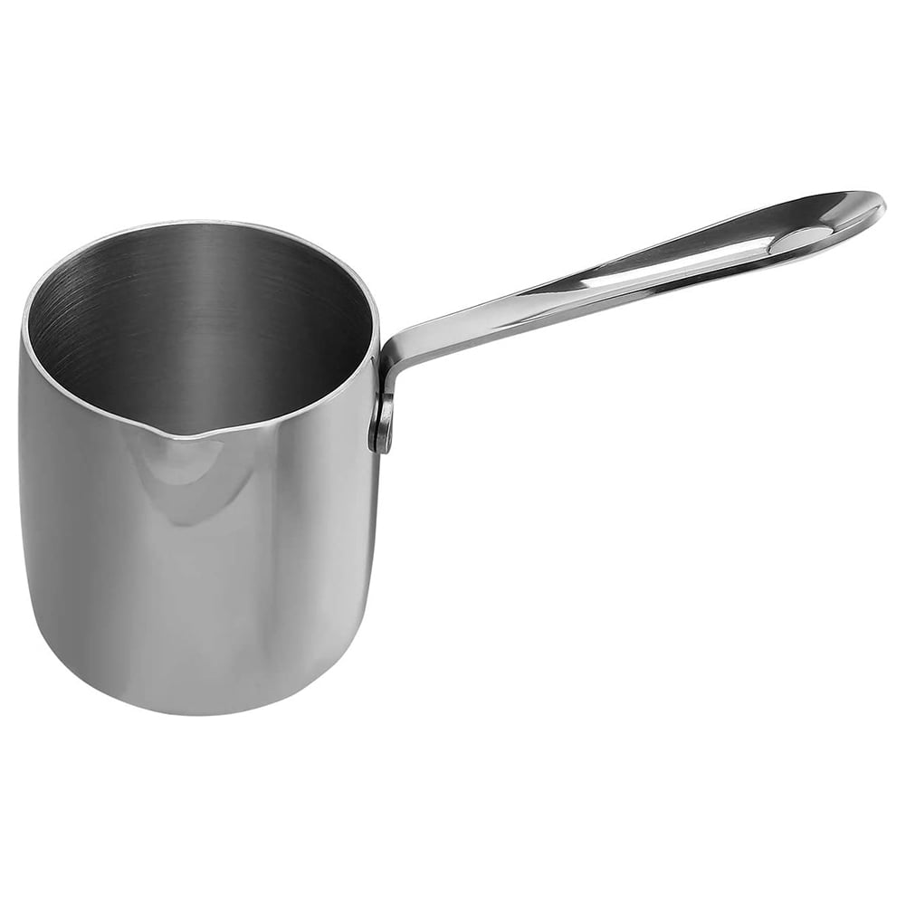 FRYING PAN FRY POT NON STICK MILKPAN STAINLESS STEEL INDUCTION MILK WITH LIP 