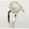 thumbnail image 3 of .925 Silver Rainbow Moonstone Men's Ring Choose Size 5 Online Shopping, 3 of 3
