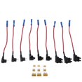 thumbnail image 2 of 9 Pack 12V Add A Circuit Adapter 3 Types Fuse Tap Holder Standard Mini Low Profile with 5A Blade Fuse, 2 of 5
