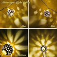 thumbnail image 2 of SZTXJ Moroccan String Lights Battery Powered 40 LED Gold Globe String Lights with Timer Warm White Lights for Wedding, Holiday, Birthday, Home Decor, 2 of 5
