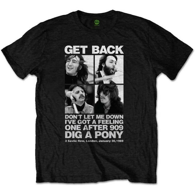 The Beatles Adult 3 Savile Row Cotton T-Shirt