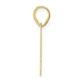 thumbnail image 2 of 14k Yellow Gold Polished Finish Block Script Design Number 61 Charm Pendant, 2 of 4