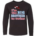 thumbnail image 3 of Inktastic I'm the Big Brother to Twins. Long Sleeve Youth T-Shirt, 3 of 5