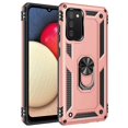 thumbnail image 1 of [PST] Samsung Galaxy A03s Kickstand Rotating Ring Case, Heavy Duty Hybrid Shock Absorption Rugged Hard Phone Case Cover, 1 of 3