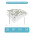 thumbnail image 4 of Twin XL Quilt Bedding Set, Sage Green Floral Reversible Summer Quilt 3 Pieces, Vintage Flowers Botanical Farmhouse Greek Key Lightweight Bedspreads Coverlets with 2 Pillow Shams for All Seasons, 4 of 5