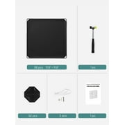 DIY 16 Cube Storage Organizer Shelf Closet Cubbie Storage Bookcase for Bedrrom Living Room Black
