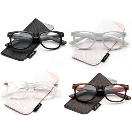 Vintage Style Reading Glasses Comfortable Stylish Simple Reader for Men & (Best Womens Glasses Frames)