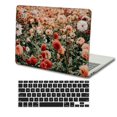 thumbnail image 4 of KSK KAISHEK Only Compatible MacBook Pro 13" Case 2012 - 2015 Rel. Model A1425 & A1502, Plastic Hard Shell + Black Keyboard Cover, Flower 1464, 4 of 5