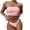 Pink, variant on Bikini 2025 Woman Solid Colors Two Piece High Waist Bathing Suit Sexy Bandeau Swimsuit Side Tie Tube Top with Bottom Swimwear
