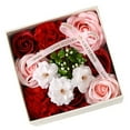 100Fens Valentine's Day DIY Soap Flower Gift Rose Box Wedding Home