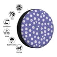 thumbnail image 4 of Pofeuu Daisies Flowers Print Spare Tire Wheel Cover for Car Truck SUV Camper Universal Fit Spare Tire Cover RV Spare Tire Covers-15 inch, 4 of 6