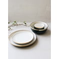 thumbnail image 4 of Luxury Ceramic Blue and Gold Trim Small Plate (set of 2) | Marcel Ardani, 4 of 4