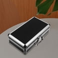 thumbnail image 1 of WASHWEPE Aluminum Carrying Case 2pcs Aluminum Tool Box with Foam Multifunctional Metal Tool Box Aluminum Alloy Tool Case Universal Aluminum Case Briefcase 11x6x3 Inch, 1 of 8