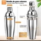 thumbnail image 5 of Cocktail Bar Set Kit 23 Piezas Utensilios de Bar, Coctelera 750ML Barra de Coctelería de Acero Inoxidable Juego de Cóctel con Soporte Conjuntos para el Bar, Coctelera de Cóctel Hogar Mezclar Bebidas, 5 of 7