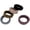 Dark color series, variant on Thin Seamless High Elastic Ponytail Hair Ties (A variety of Colors with 5 count Packing, No to Hair) (Dark color series)