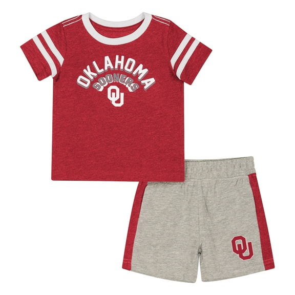 Infant-Colosseum  Crimson Oklahoma Sooners T-Shirt & Shorts Set