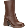 thumbnail image 2 of Sun + Stone Womens Aleenn Zipper Faux Leather Mid-Calf Boots, 2 of 2