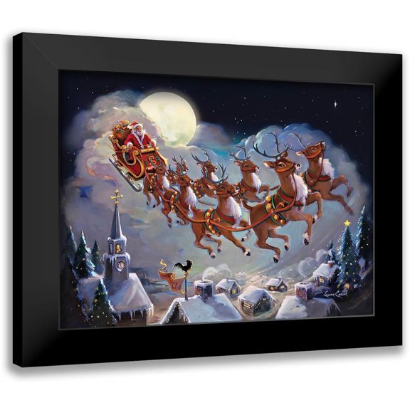 Comish, Susan 14x12 Black Modern Framed Museum Art Print Titled - One Magic Night