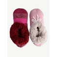 thumbnail image 5 of Joyspun Women's Knit Slipper Socks, 2-Pack, Size 4-10, 5 of 7