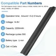 thumbnail image 4 of 451-BBMG Battery For Dell Inspiron 3451 5451 5551 5555 5558 5559 5755 M5Y1K K185W, 4 of 7