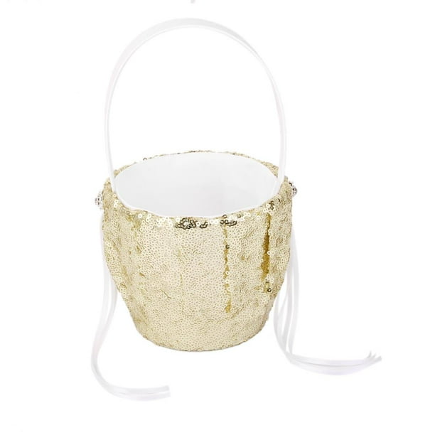 de Flor Muchacha Cinta Diamante de Imitación Lentejuelas Decoración para Hogar Boda Oro Yotijar Flor de la boda