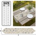 thumbnail image 3 of Thanskgiving Fall Table Runner Linen Burlap Table Runner 36 Inches Small Rustic Pumpkins Botanical Maple Leaf Dresser Scarves for Kitchen Island Coffee Dining Room Party Holiday Decoration 13"x36", 3 of 8
