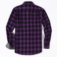thumbnail image 3 of Damipow Men's Flannel Shirts Plaid Long Sleeve Button Down Shirt,Sizes S-2XL,Mens Shirts, 3 of 5