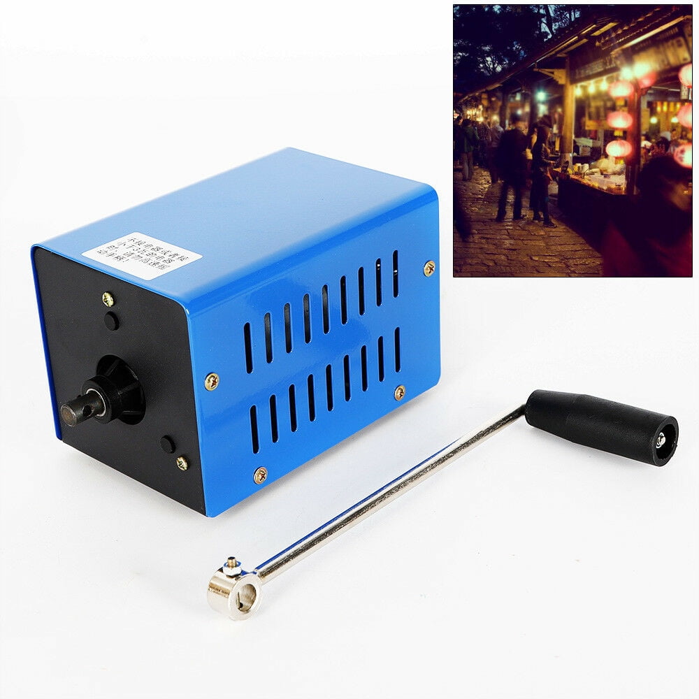 Portable USB Hand Crank Charger Generator Manual Dynamo Outdoor Emergency 20W