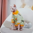 thumbnail image 6 of LANFENG Thick Soft Double-Sided Fleece Turtleneck Sweater in Fox Color for Cats and Small Dogs, Winter Onesie, Ideal for 5-6.5lbs Pets, 6 of 6