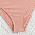 thumbnail image 7 of NAISIBABY Girls Bikini Swimsuit 2-Piece, Adjustable Strap Quick Dry High Waist Triangle Summer Beach Bathing Suits Pink 12T, 7 of 7