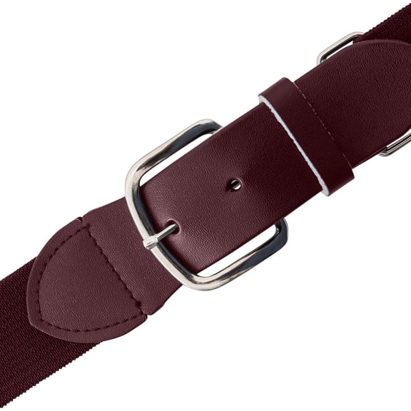 Champion Sports Boys Youth Uniform Belt, Maroon, Youth US