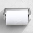 thumbnail image 4 of 3 piezas de soporte para papel higiénico, soporte para papel higiénico, estante para niños, hierro cromado, plástico ABS, acero inoxidable, resorte, 4 of 6