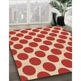 thumbnail image 3 of Ahgly Company Machine Washable Indoor Square Transitional Red Area Rugs, 8' Square, 3 of 7