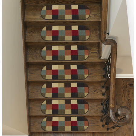 Ottomanson Ottohome Collection Modern Stair Treads, 8.5