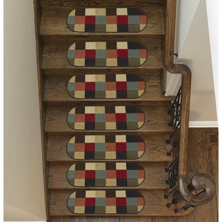 Boston Common Stair Tread - Ottomanson Ottohome Collection Modern Stair Treads, 8.5