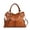 Brown, variant on Soft Women Genuine Leather Purses and Handbags Satchel Tote Shoulder Bag