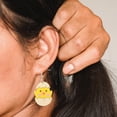 thumbnail image 4 of WASHWEPE 1Par Pendientes De Pollito De Pascua En Acrílico Para Mujer Y Festivo, 4 of 6