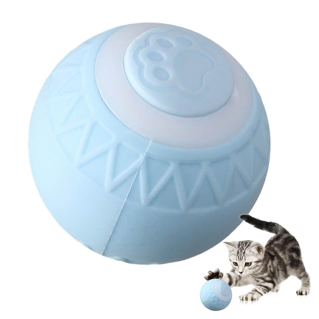 Oliegs Heated Blanket Rotating Toy Motion Interactive Cat Toy | Automatic Rolling Dog With Lights Rotating Cat Led Activated Toy Lighted For Cats Pupp Chocolate