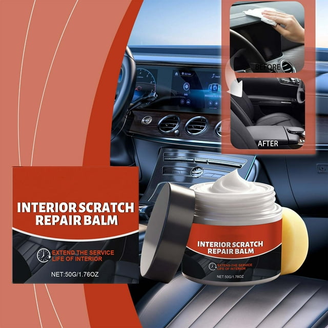 Soin Intérieur Automobile Crème / Nettoyage et Rénovation de Siège / Protection en Tissu Vinyle Cuir