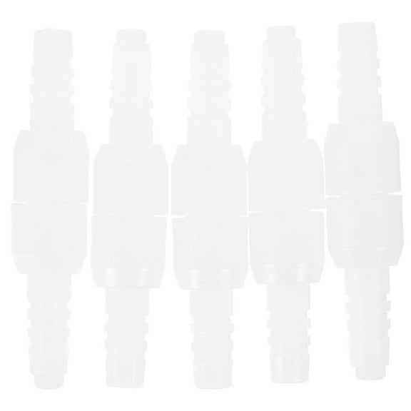 abbageba 5pcs Oxygen Tubing Connectors Oxygen Cannula Tube Connector Oxygen Hose Connector