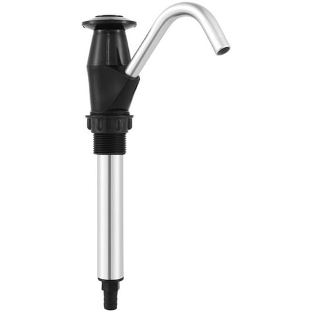 

Toorise Portable Drinking Water Pump Hand Water Bottle Dispenser Double Action for Trailer Motorhome Caravan Outdoors Camping Home Kitchen Office Restaurant (Black/White)