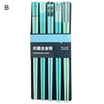thumbnail image 2 of Hariumiu Chopsticks Set 5 Pairs Reusable Plastic Chopsticks Bpa-free Dishwasher-safe Non-slip Fiberglass Chinese Japanese Chopstick Gift Set Fiberglass, 2 of 8