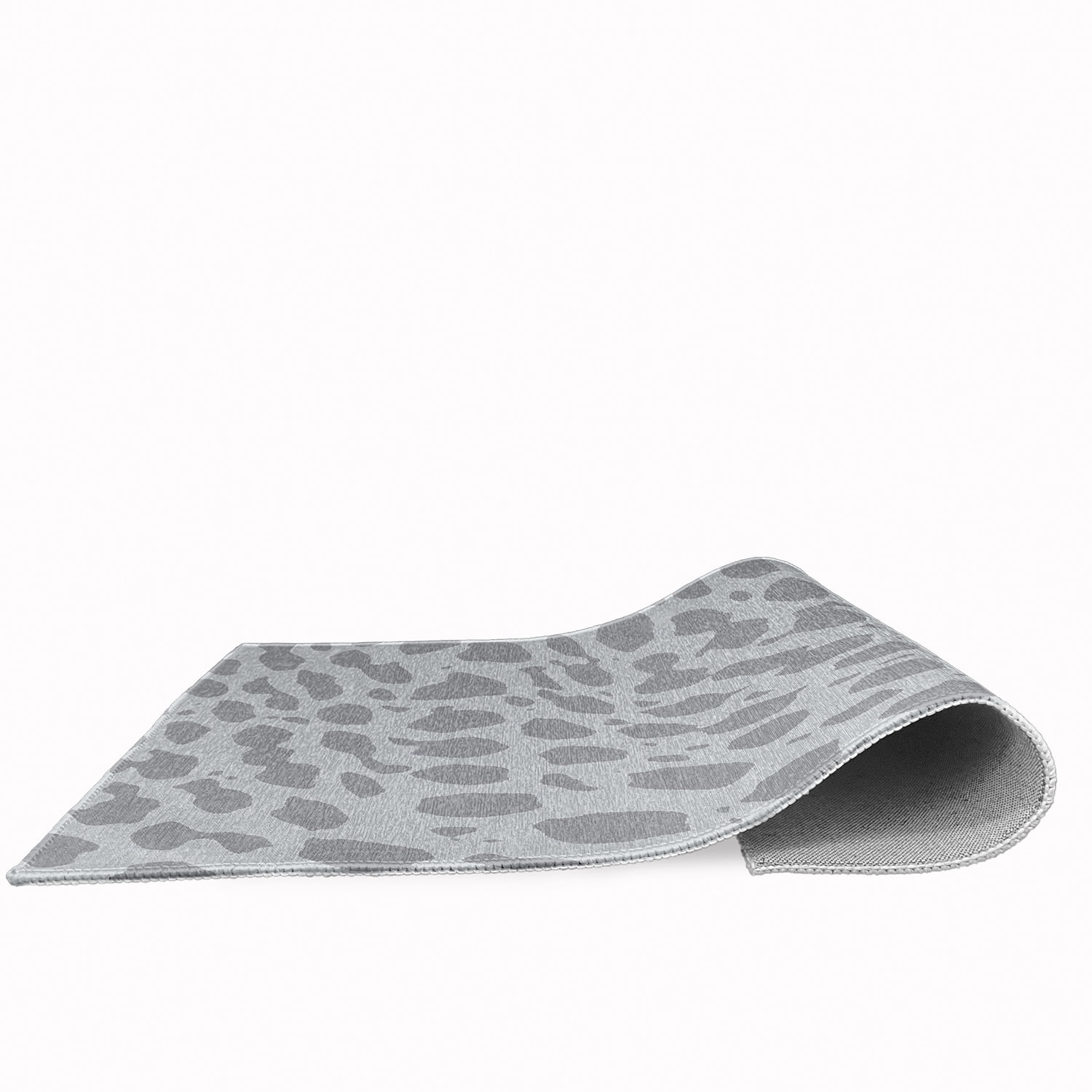 18" x 30" Simply Daisy Lots of Spots Modern & Contemporary Chenille Area Rug, Light Grey