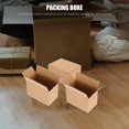 thumbnail image 1 of LEEYNEER 10pcs Shipping Boxes Small Cardboard Boxes Kraft Corrugated Boxes Mailer Shipping Mailer Small Mailing Packing Boxes For Packing Moving Mailing Storage, 1 of 8
