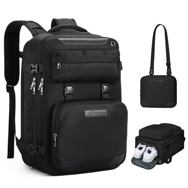 Mochila de viaje Maelstrom de 35 litros con compartimento para zapatos para portátil de 17 pulgadas