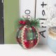 thumbnail image 3 of Advancent 3 piezas de bolas colgantes de árbol de Navidad hechas a mano de punto bolas de hilo de árboles de Navidad suministros de adorno colgante Kits de decoración para fiestas No.01 Advancent HA007790-01B, 3 of 5
