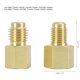 thumbnail image 1 of Adaptador de refrigeración de latón de 2 piezas adaptador de rosca macho 1/4sae Adaptador de rosca macho 1/2acme conector de aire acondicionado perfecto Adaptador de refrigeración de bomba de vacío Unbranded 3114190027411, 1 of 7