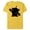 Yellow, variant on Disney and Pixar's Toy Story Alien Silhouette - Short Sleeve Blended T-Shirt for Adults - Customized-Yellow