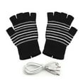 thumbnail image 5 of AWZXDE USB Powered Fingerless Knitted Warming Gloves for Indoor Winter Comfort and Typing Black, 5 of 9