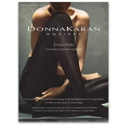Donna Karan Womens Evolution Micro-Massaging Opaque Tights, Tall, Chocolate